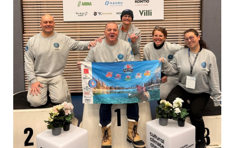 Les nageurs du club aux Championnats du Monde de nage en eau glacée