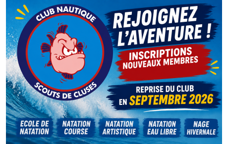 Reprise et Inscription des nouveaux membres 2026/2027
